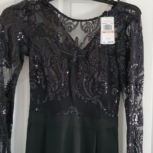 NWT Michael kors black jumpsuit size 2 - Picture 2 of 5